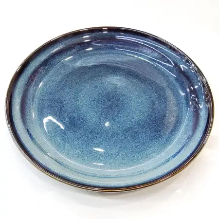 #AA5606; Ceramic 8" plate #BL ..