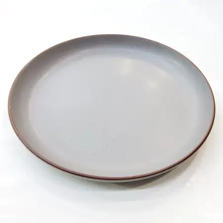 #AA5806; Ceramic 10" plate #LJ..