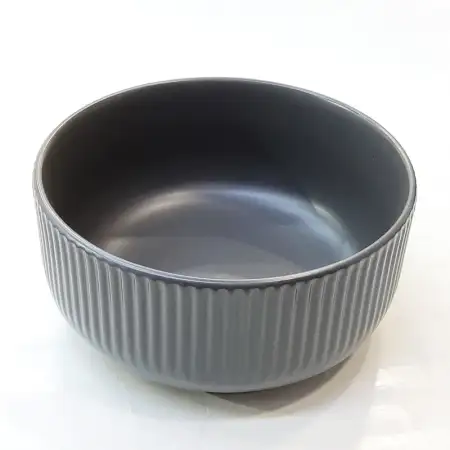 #AA5903GY; Ceramic bowl 4.5" - GY #..