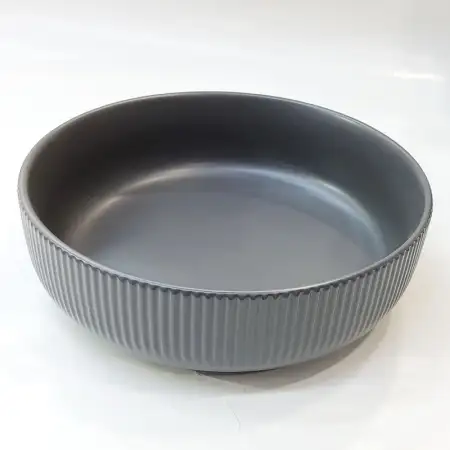 #AA5906GY; Ceramic salad bowl 7" - ..