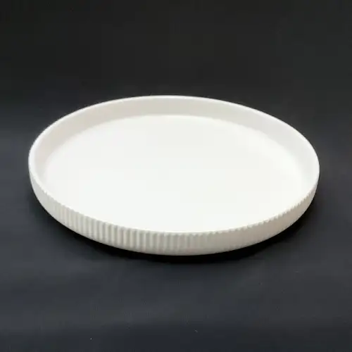 #AA5907WT; Ceramic plate 8" - WT #KLS