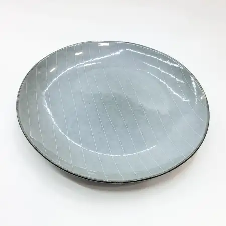 #AA6701; Ceramic plate 10.5" round ..