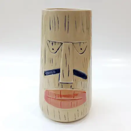 #AB0113; Ceramic tiki cup 675ml..