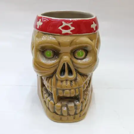 #AB1263; Ceramic tiki cup 400ml..