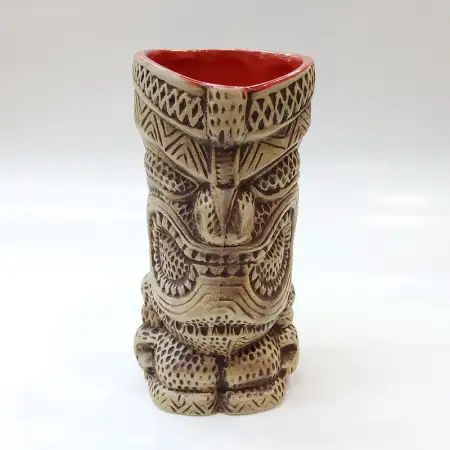 #AB1869; Ceramic  tiki cup 380ml..