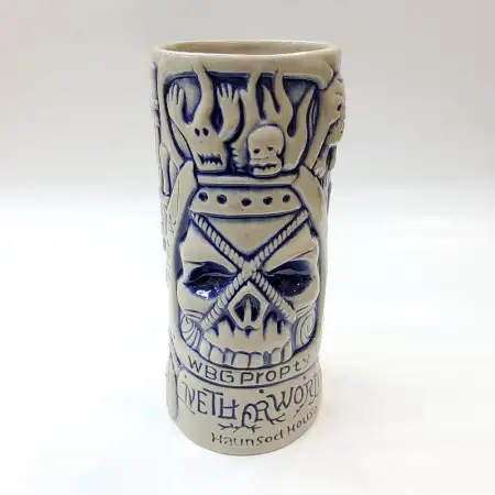 #AB1883; Ceramic tiki cup 400ml..