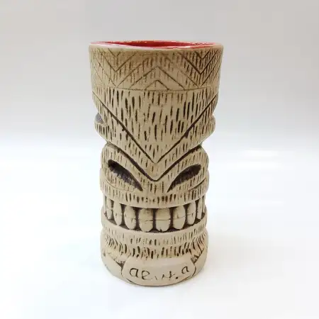 #AB1937; Ceramic tiki cup 500ml..