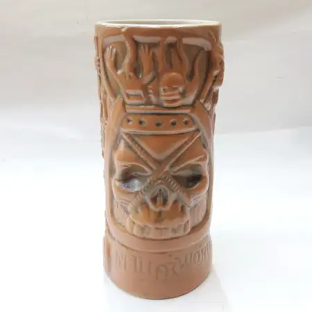 #AB1951; Ceramic tiki cup 400ml..