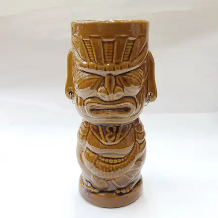 #AB1968; Ceramic tiki cup 350ml..