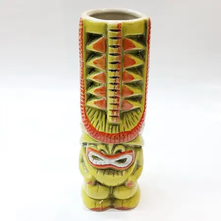 #AB3046; Ceramic tiki cup 300ml..