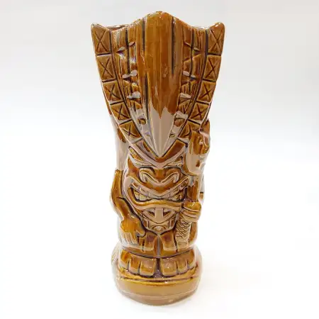 #AB3077; Ceramic tiki cup 450ml..