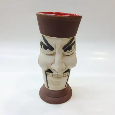 #AB7502; Ceramic tiki cup 350ml..