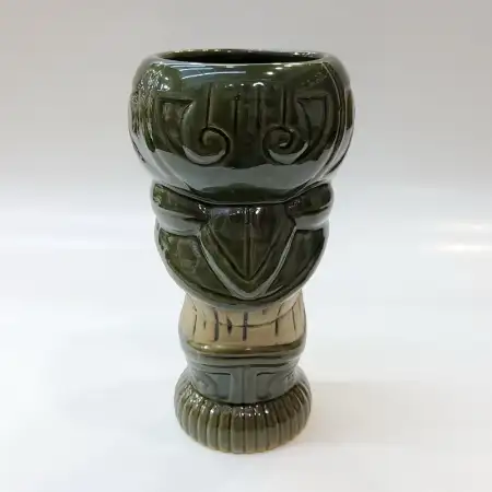 #AB7540; Ceramic tiki cup 300ml..