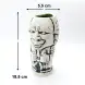 #AB7595; Ceramic tiki cup 500ml