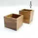#AC10S10K; Acacia wood organizer H=10cm