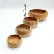 #AC146076W; Acacia wood bowl 14cm