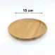 #AC15R; Acacia wood plate 15cm