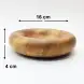 #AC165W; Wooden donut shape bowl 16cm  
