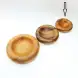 #AC165W; Wooden donut shape bowl 16cm  