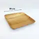 #AC20S; Acacia wood plate 20x20cm