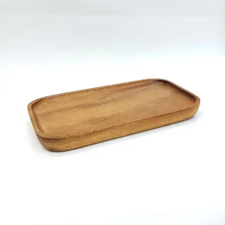 #AC2111; Acacia wood plate 21x11cm..