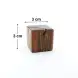 #AC2474E; Acacia wood tag holder