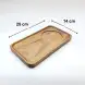 #AC2514; Acacia wood tray 25x14cm