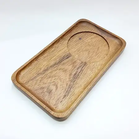 #AC2514; Acacia wood tray 25x14cm..