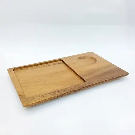 #AC2515W; Acacia wood plate 25x15cm..