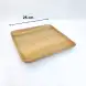 #AC25S; Acacia wood plate 25x25cm