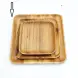 #AC25S; Acacia wood plate 25x25cm
