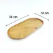 #AC3014;  Acacia wood plate 30x14cm
