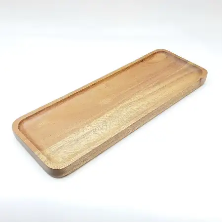 #AC35125; Acacia wood tray 35x12.5cm ..