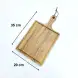 #AC3520;  Acacia wood serving board 35x20cm