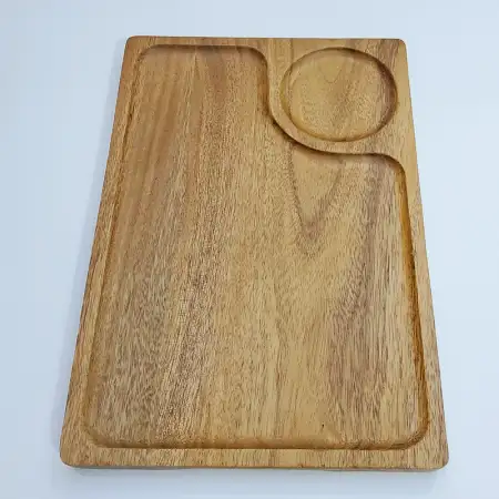 #AC3524P;  Acacia wood serving tray 35x2..
