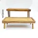 #AC35513K; Acacia wood riser 35.5x13cm low