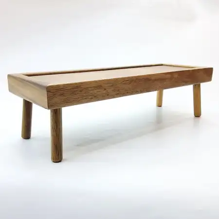 #AC35513K; Acacia wood riser 35.5x13cm l..