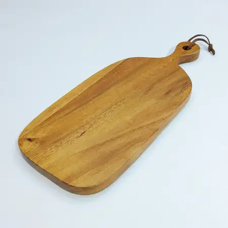 #AC3917;  Acacia wood serving board 39x1..