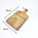 #AC4022;  Acacia wood serving board 40x22cm