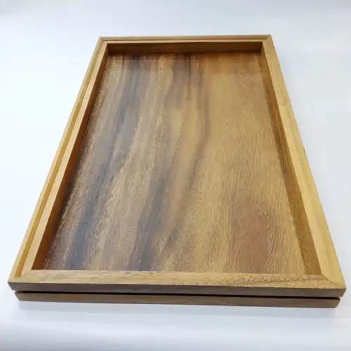 #AC53325KS;  Acacia flow tray 53x32.5x4cm