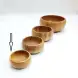 #AC9545W;  Acacia wood bowl 9.5cm