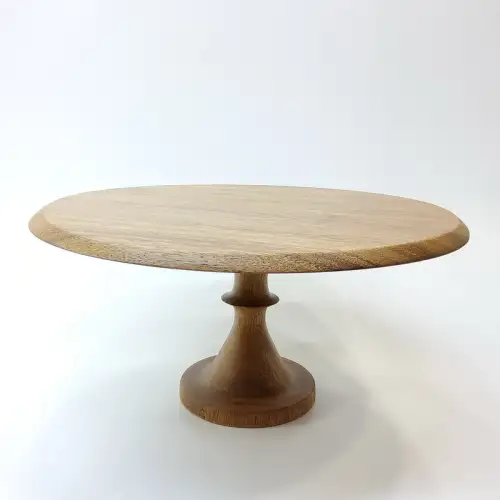 #ACA31ST1; Acacia wood cake stand ST1