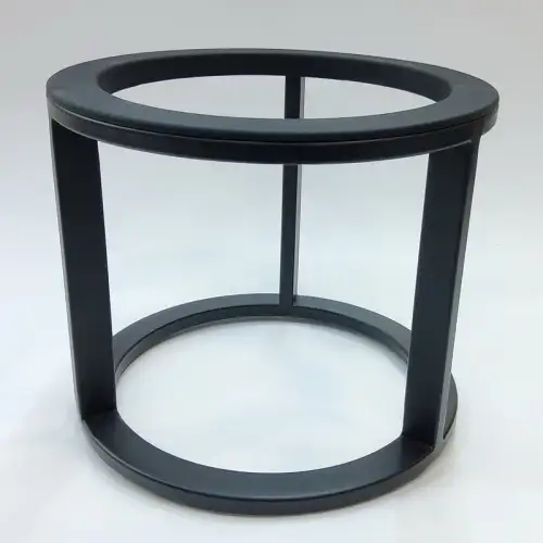 #AG220-180H; Metal stand round dia. 22x18cm #BK