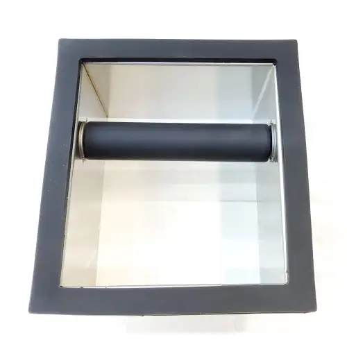#AW-4913; Stainless steel coffee knock box bottomless
