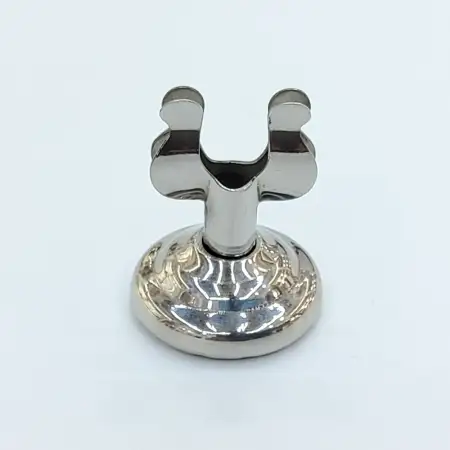 #BB4028; Stainless steel tag holder 4cm..