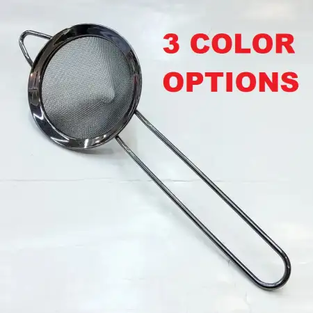 #BG3138; Stainless steel 9cm strainer..