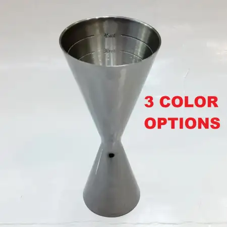 #BG3343; Stainless steel jigger 30ml and..