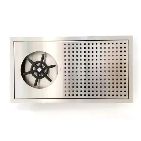 #BP3419; Stainless steel cup rinser 34x1..