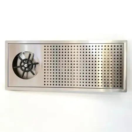 #BP5322; Stainless steel cup rinser 53x2..