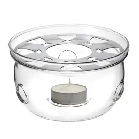 #BR9279;  Glass tea warmer #9279..